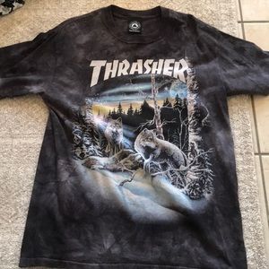 Thrasher Wolves Tie Dye T-Shirt